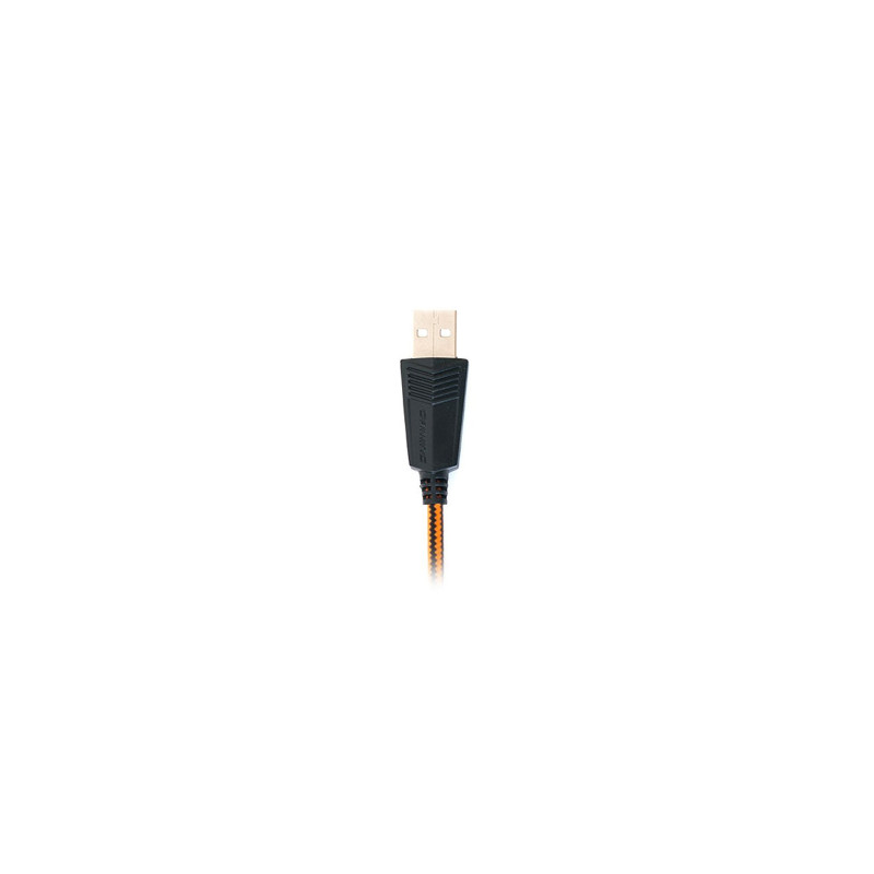 Наушники REAL-EL GDX-7700 SURROUND 7.1 black-orange