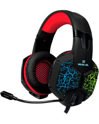 Наушники REAL-EL GDX-7750 Black-Red