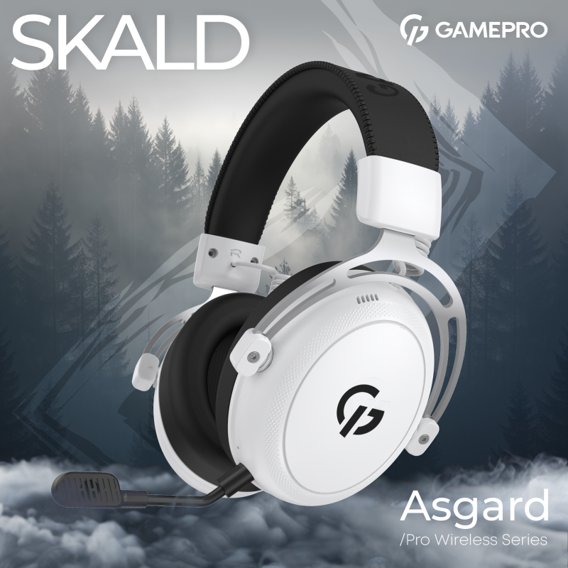 Навушники GamePro Asgard Skald White (HSW160W)
