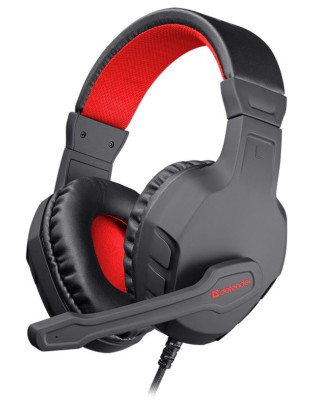 Наушники Defender Сujo Black/Red (64505)
