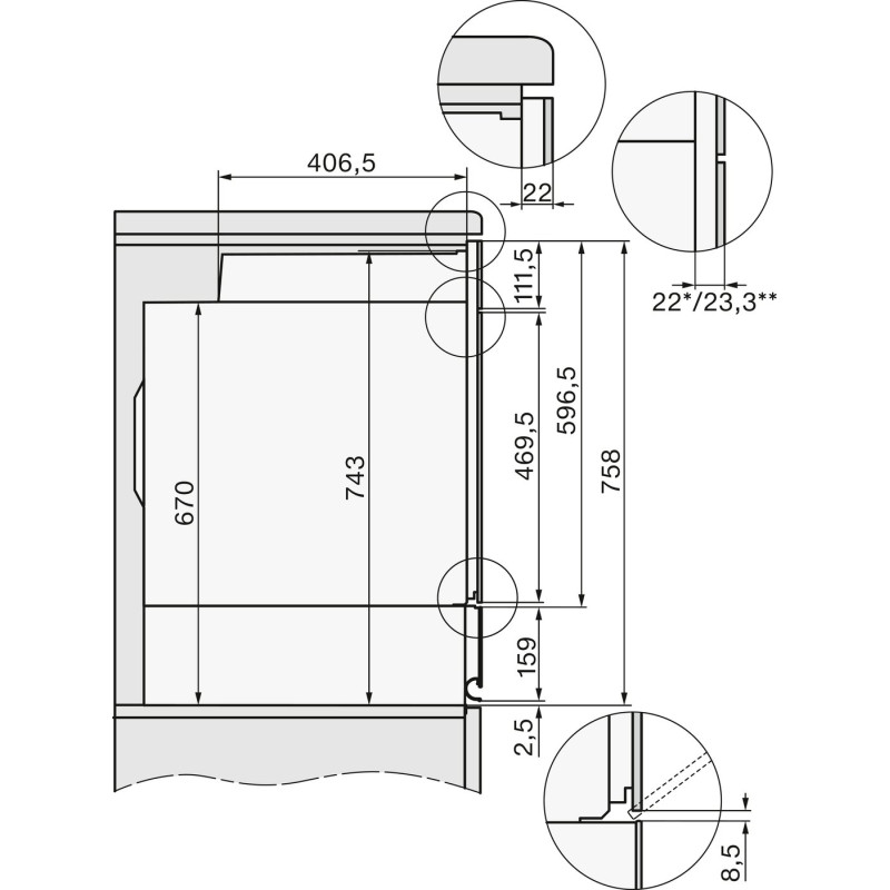 Духовой шкаф Miele H 2861 B Clean Steel