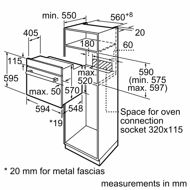 Духовой шкаф BOSCH  HBF512BS1T