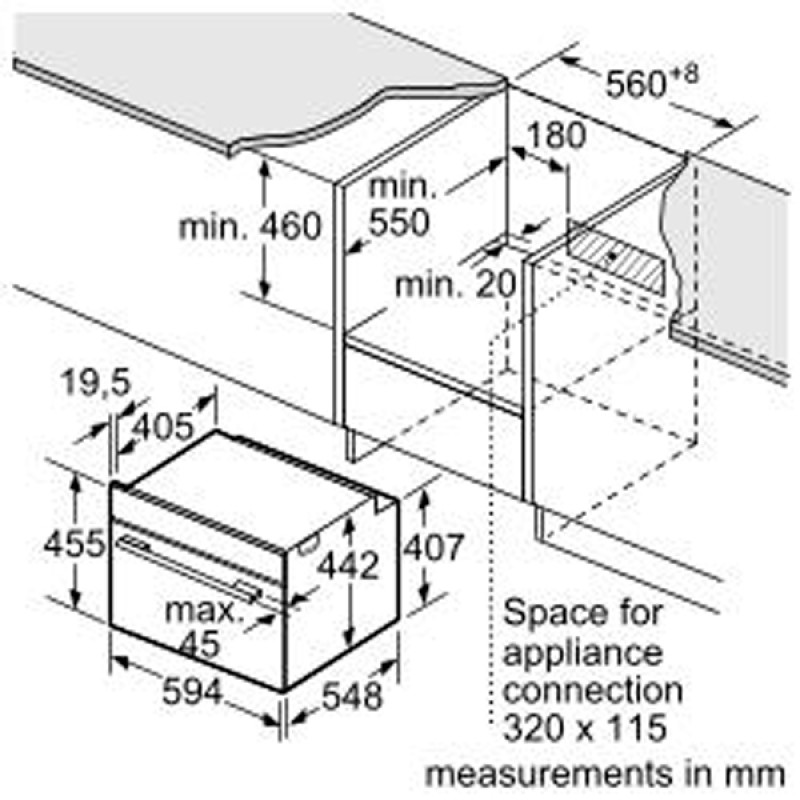 Духова шафа Bosch CMG7241B1
