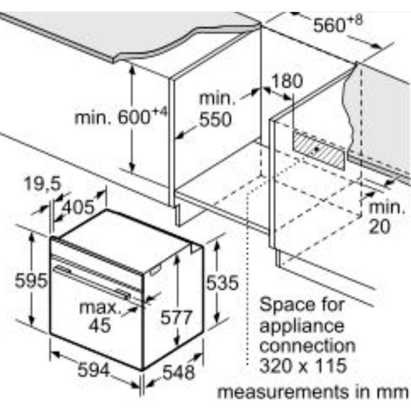 Духовой шкаф Bosch HMG776NB1
