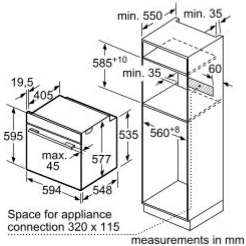 Духовой шкаф Bosch HBG7764B1