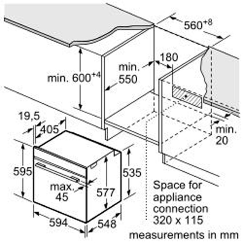 Духовой шкаф Bosch HBG7741W1