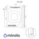 Духова шафа Minola EO 660 I