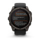 Смарт-часы Garmin Fenix8 51mm SolarSapphire CarbonGray DLC Titanium w.Black/Pebble Gray S.Band (010-02907-11)