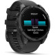 Смарт-часы Garmin Fenix 8 47mm AMOLED Slate Gray with Black Silicone Band (010-02904-00/29)