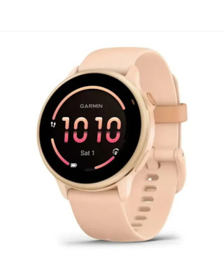 Смарт-годинник Garmin Vivoactive 6 Metallic Pink Dawn with Pink Dawn Band (010-02985-03)