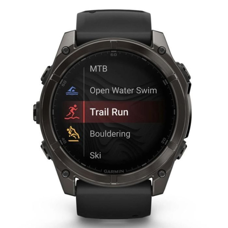 Смарт-часы Garmin Fenix 8 51mm AMOLED Sapphire Carbon Gray DLC Titanium (010-02905-21)