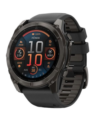 Смарт-часы Garmin Fenix 8 51mm AMOLED Sapphire Carbon Gray DLC Titanium (010-02905-21)