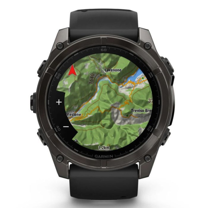 Смарт-часы Garmin Fenix 8 51mm AMOLED Sapphire Carbon Gray DLC Titanium (010-02905-21)