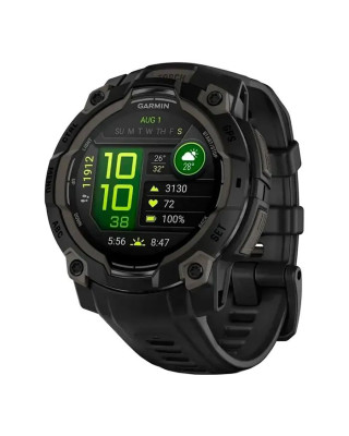 Смарт-годинник Garmin Instinct 3 45mm AMOLED Black with Black Band (010-02936-00)
