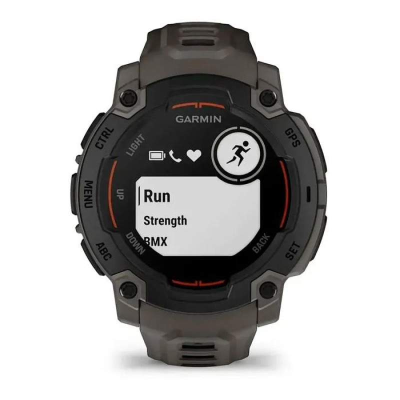 Смарт-часы Garmin Instinct E 45mm Black with Charcoal Band (010-02933-00)