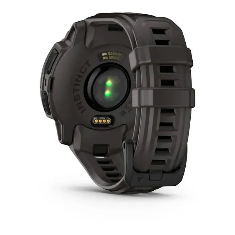 Смарт-часы Garmin Instinct E 45mm Black with Charcoal Band (010-02933-00)