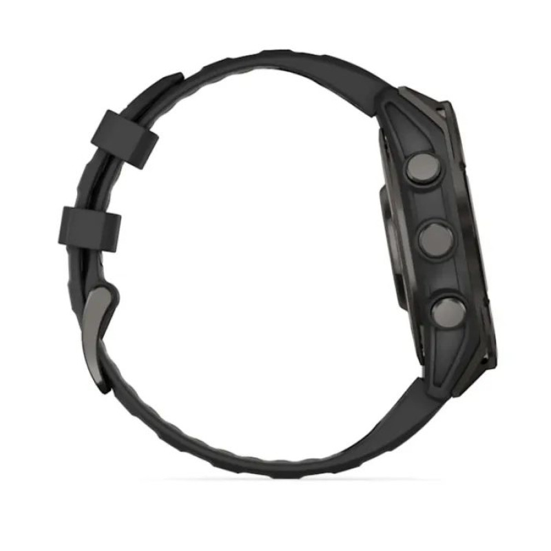 Смарт-часы Garmin fenix 8 47mm, AMOLED, Saph, CrbnGryTi/Blk, Blk/PebbleGryBnd, GPS (010-02904-21)