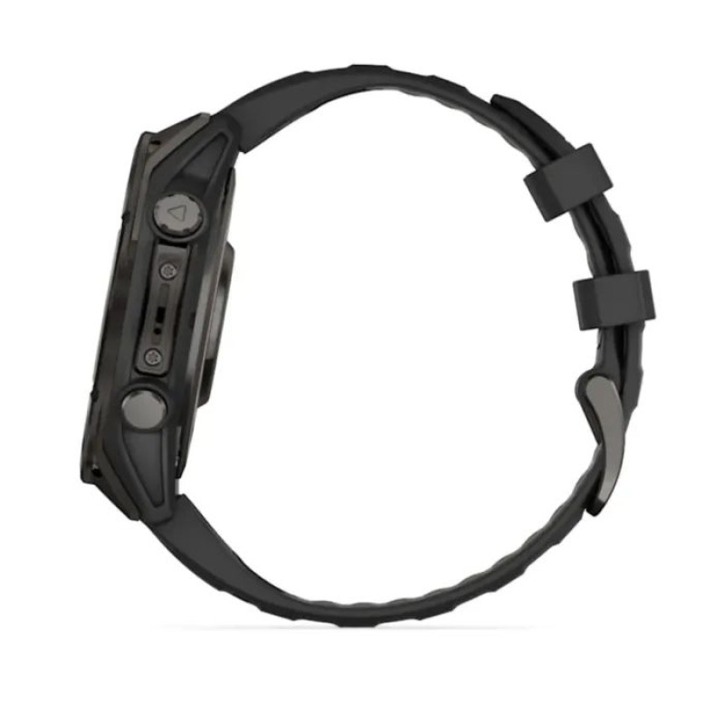 Смарт-часы Garmin fenix 8 47mm, AMOLED, Saph, CrbnGryTi/Blk, Blk/PebbleGryBnd, GPS (010-02904-21)