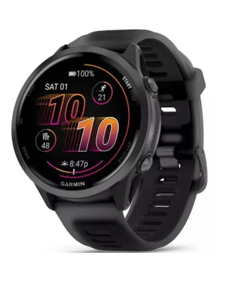 Смарт-годинник Garmin Forerunner 570 47mm Slate Gray Aluminum w. Translucent Black/Black Band (010-02971-00)