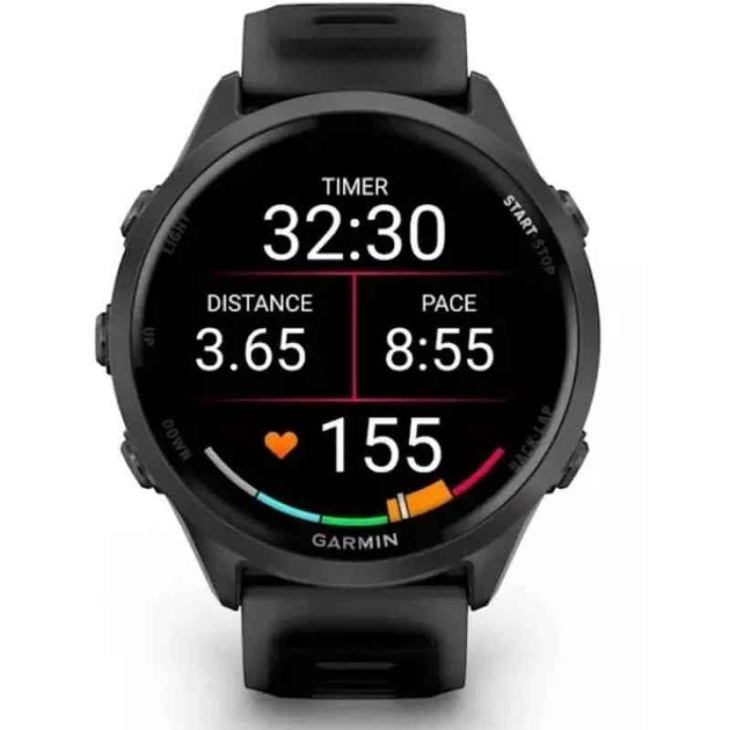 Смарт-часы Garmin Forerunner 570 47mm Slate Gray Aluminum w. Translucent Black/Black Band (010-02971-00)