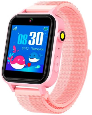 Дитячий смарт-годинник AmiGo GO10S Pro Wifi Pink