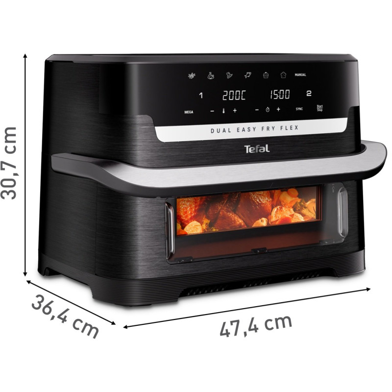 Мультипечь Tefal Dual Easy Fry Flex EY9228E0