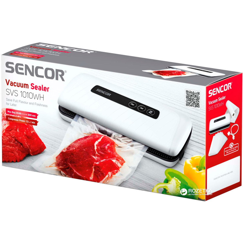 Вакуумний упаковщик Sencor SVS1010WH