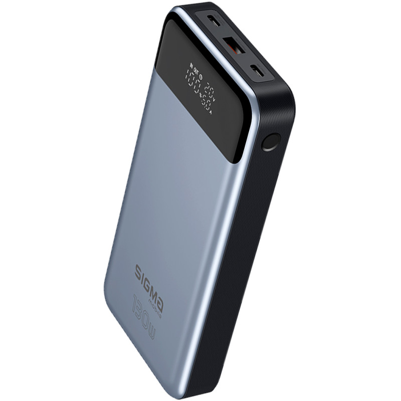 УМБ Sigma X-Power SI30A7QLX 30000mAh PD 130W Silver