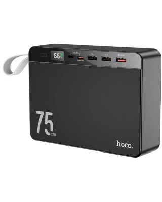 УМБ HOCO 75000 mAh Overlord PD/20W, QC/3.0/22.5W, Black (J94 / 714739)