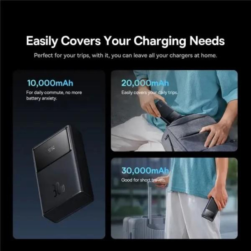 УМБ Baseus Star Lord Digital Display 30000mAh 30W Black (P10022905113-00)