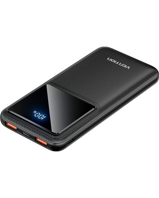 УМБ Vention 10000mAh 22.5W LED Display Black (FHKB0)