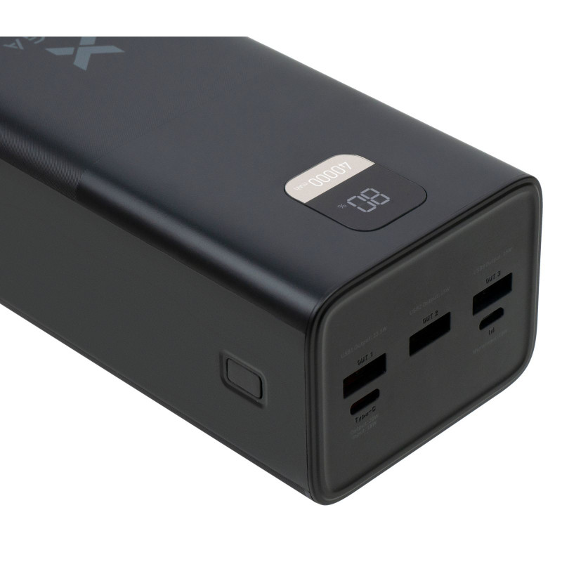 УМБ Vinga 40000 mAh 22.5W Display Black (VPBB4022)