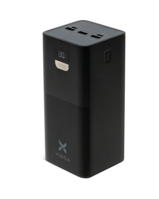 УМБ Vinga 50000 mAh 22.5W Display Black (VPBB5022)