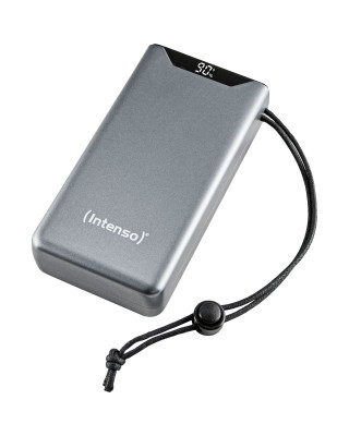 УМБ Intenso F20000 Grey, 20000 mAh,20 Вт, 1xType-C (PD3.0) / 1xUSB (QC3.0), цифровой LED дисплей (7332054)