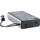 УМБ Intenso F20000 Grey, 20000 mAh,20 Вт, 1xType-C (PD3.0) / 1xUSB (QC3.0), цифровой LED дисплей (7332054)