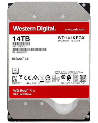 Жесткий диск WD Red Pro 14 TB (WD142KFGX)