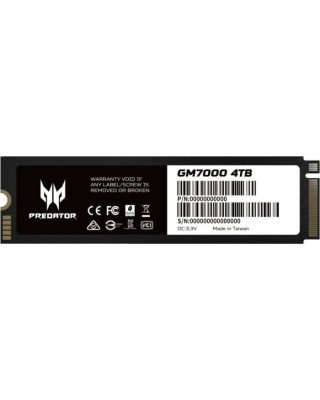 Накопитель SSD Acer M.2 2280 4TB GM7000 Predator (BL.9BWWR.107)