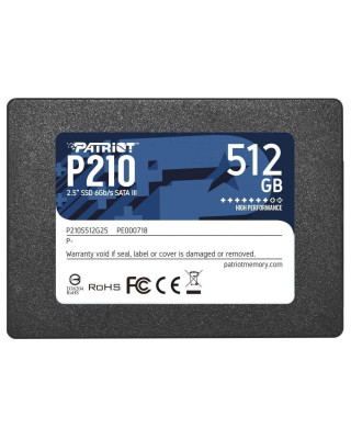 SSD накопитель PATRIOT P210 512 GB (P210S512G25)