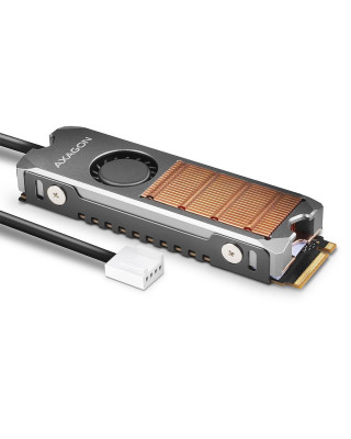 Радиатор Axagon для диска M.2 NVMe 2280 / SATA (CLR-M2FAN)