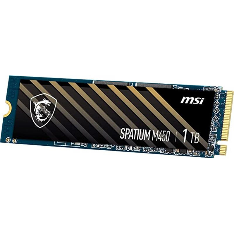 Накопитель SSD MSI Spatium M450 1TB NVMe M.2 PCIe 4.0 TLC 3D NAND (S78-440L980-P83/S78-440L0M0-P83)