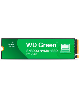 Накопитель SSD Western Digital Green SN3000 500GB M.2 2280 NVMe PCIe 4.0 x4 3D NAND QLC (WDS500G4G0E)