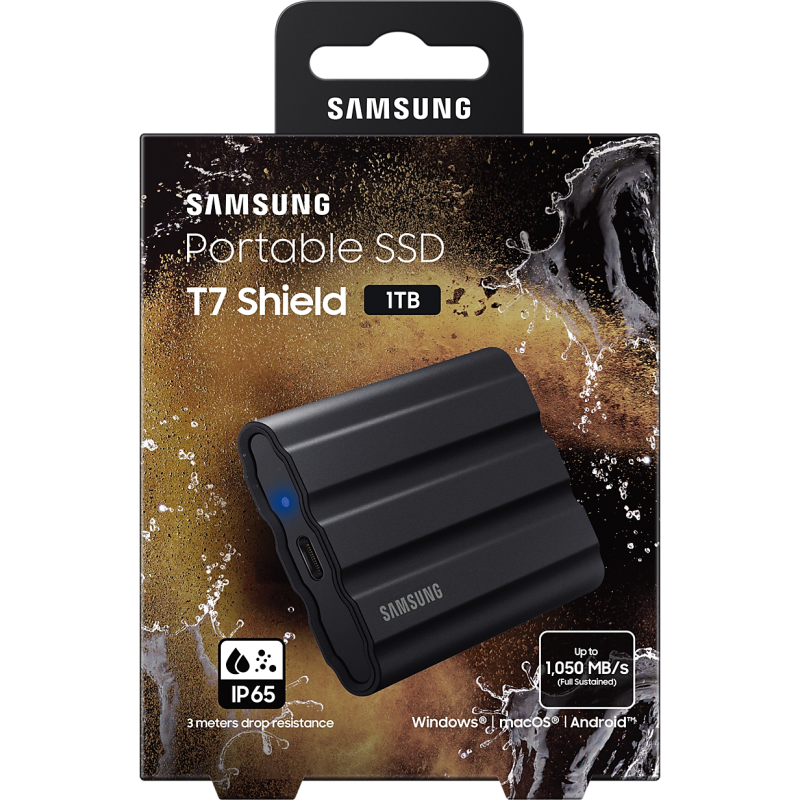 Накопитель SSD Samsung USB 3.2 1TB T7 Shield (MU-PE1T0S/EU)