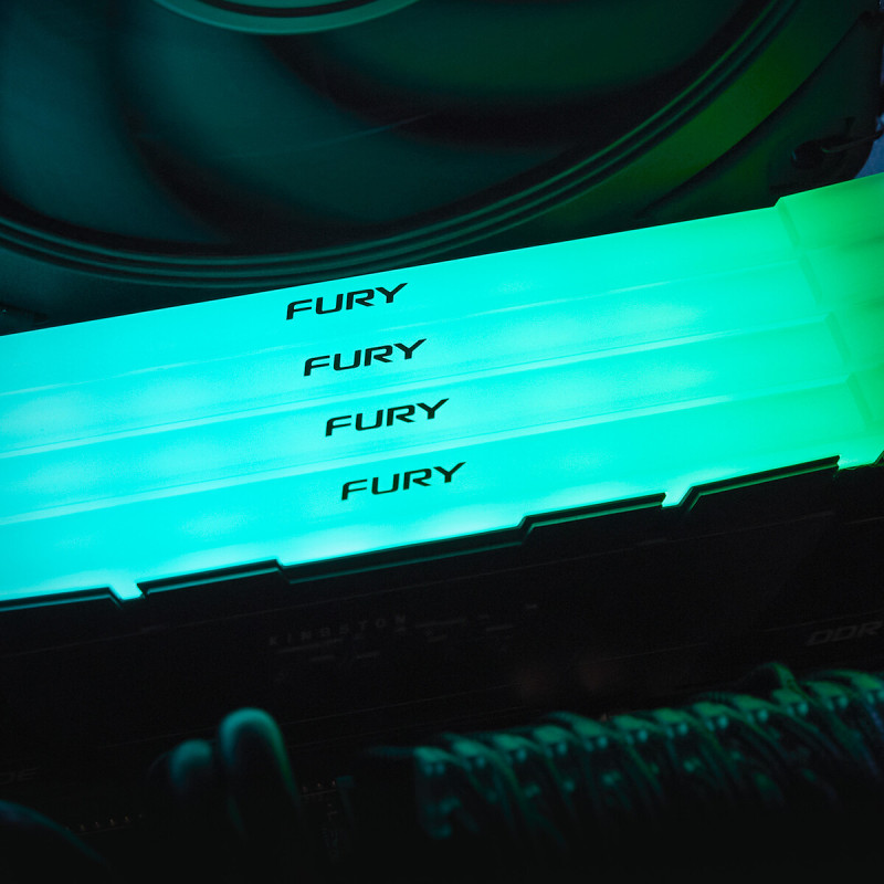 Модуль пам'яті Kingston DDR4 64GB (2x32GB) 3200 MHz FURYRenegadeRGB Fury (ex. HyperX) (KF432C16RB2AK2/64)