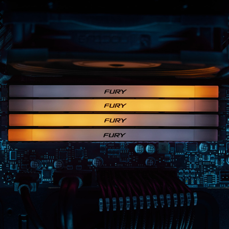 Модуль пам'яті Kingston DDR4 64GB (2x32GB) 3200 MHz FURYRenegadeRGB Fury (ex. HyperX) (KF432C16RB2AK2/64)