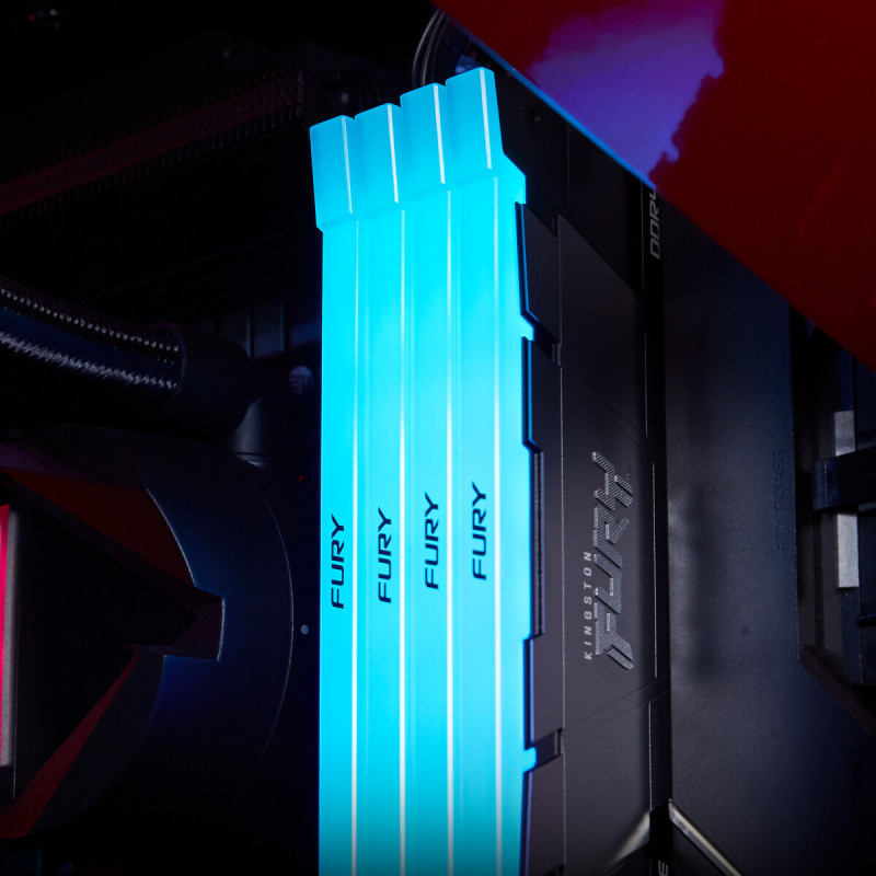 Модуль пам'яті Kingston DDR4 64GB (2x32GB) 3200 MHz FURYRenegadeRGB Fury (ex. HyperX) (KF432C16RB2AK2/64)