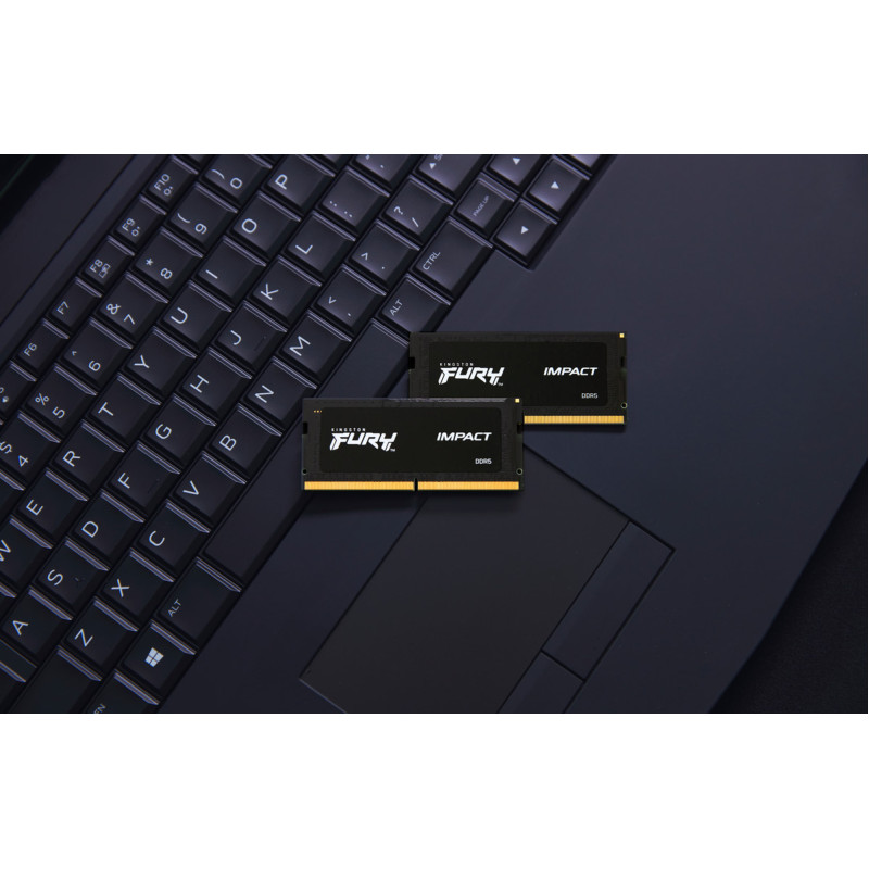 Модуль пам'яті Kingston SoDIMM DDR5 32GB 5600MHz Impact Fury (ex. HyperX) (KF556S40IB-32)