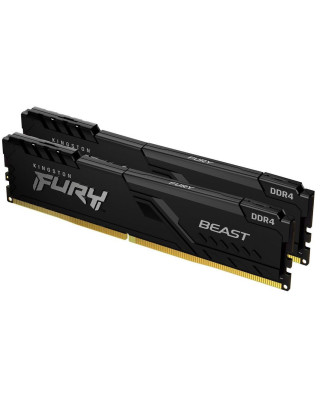 Модуль пам'яті Kingston DDR5 16GB (2x8GB) 5200 MHz FURY Beast Black Fury (ex.HyperX) (KF552C40BBK2-16)