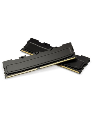 Модуль пам'яті eXceleram DDR4 16GB (2x8GB) 3200MHz Kudos Black (EKBLACK4163216AD)