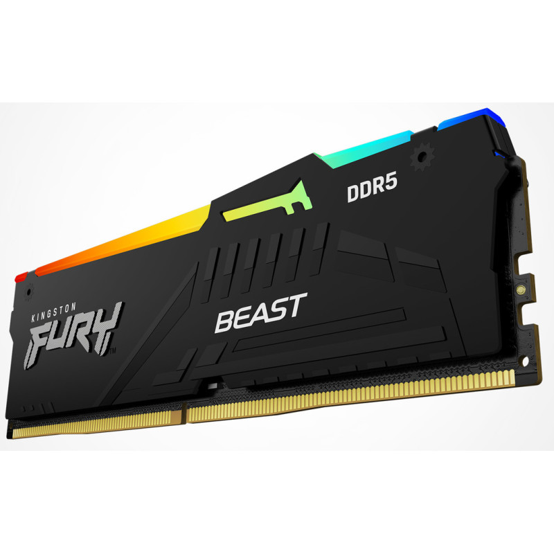 Модуль пам'яті Kingston DDR5 32GB (2x16GB) 6400 MHz Beast RGB EXPO Fury (ex.HyperX) (KF564C32BBEAK2-32)
