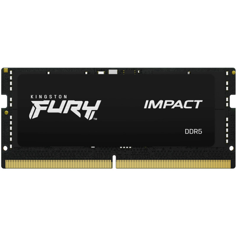 Модуль пам'яті Kingston SoDIMM DDR5 32GB (2x16GB) 5600 МГц Impact Black Fury (ex.HyperX) (KF556S40IBK2-32)